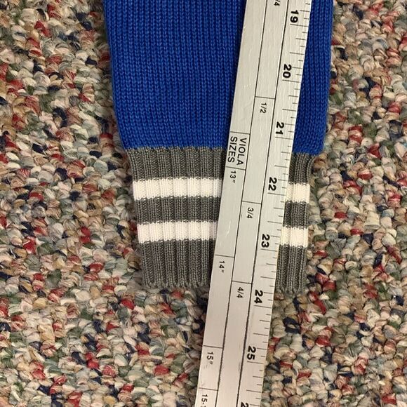 Tipsy Elves Hanukkah Challah Blue Crewneck Holiday Sweater Size XS - Picture 12 of 12